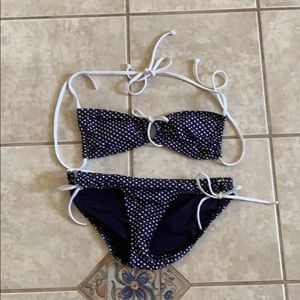 Blue and while Bikini